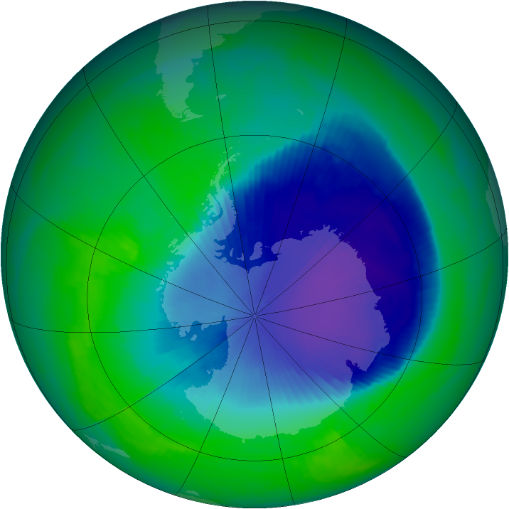 Ozone Map 1998-11-12
